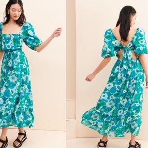 Antik Batik Lorette Lagoon Maxi Dress